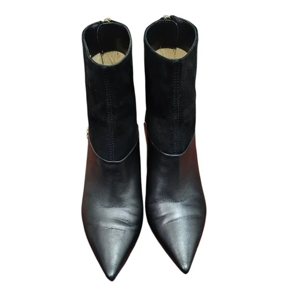 Jimmy Choo Black Suede/LeatherAnkle Booties Women's Size EU 34.5/US 4.5